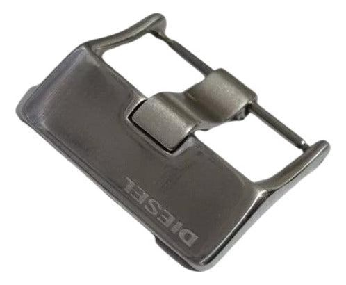 Fecho Fivela Para Relógio Diesel 24mm Prata