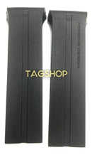 Pulseira Porsche 28mmx22mm Preta de Borracha