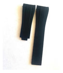 Pulseira Rolex 20x16mm Preta de Silicone