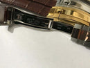 Pulseira de Couro Marrom Rolex 20mm Completa