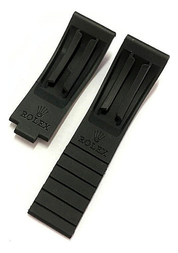 Pulseira Para Relogio Rolex 20mm Preta
