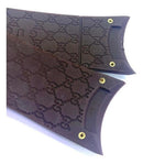 Pulseira Gucci de Silicone Marrom 26mm Completa