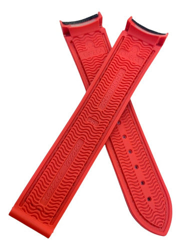 Pulseira Omega Nylon 20x18mm Preta Resistente