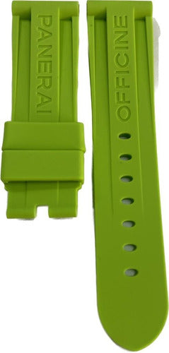 Pulseira Para Relógio Panerai Em Silicone 24mm