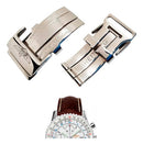 Fecho Deployant para Breitling 20mm Aço Premium Prata
