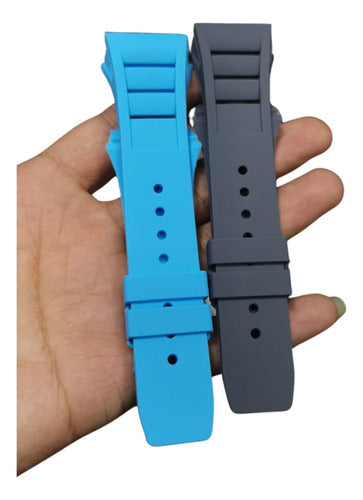 Pulseira Richard Miller 21x25x20 Azul/cinza/laranja