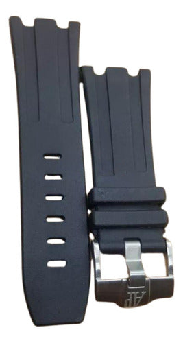 Pulseira Audemars Piguet Preta 28mm P/ Relógios Originais Ap