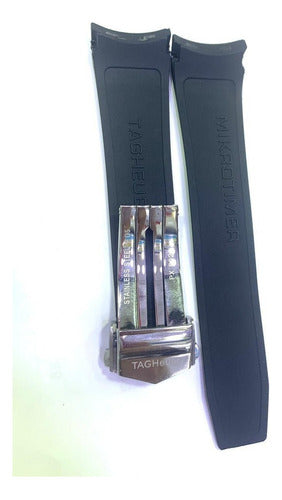 Pulseira Tag Heuer Carreira 22mm Silicone Completo