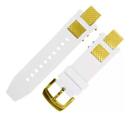 Pulseira Para Relogio Invicta Subaqua Noma 3 Completa Branca