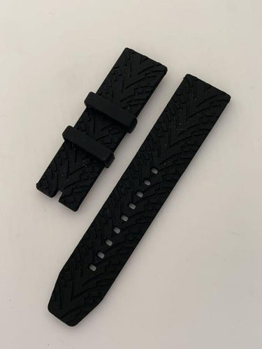 Pulseira Porsche Designer 24mm Silicone Preto