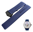 Pulseira Tag Heuer Sls 24/20mm Azul com Fecho Preto Completa