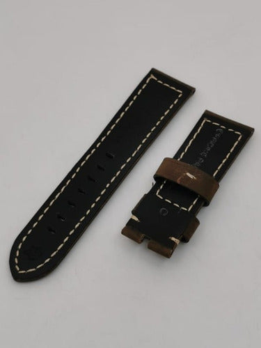 Pulseira Panerai Officine Couro 24mm Original