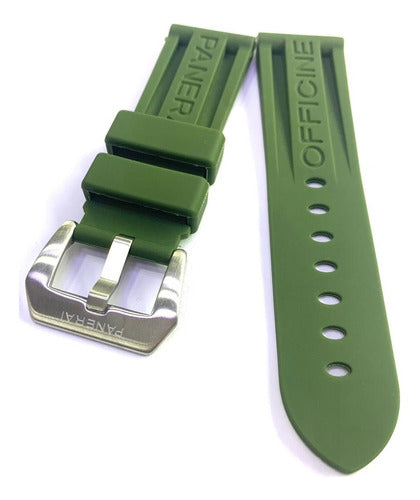 Pulseira Panerai Verde P/ Relógios Originais 24mm Completo