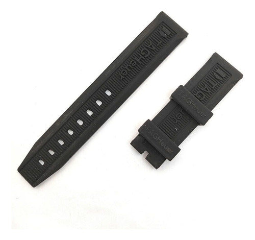 Pulseira Tag Heuer Aquaracer 20mm Silicone Preto