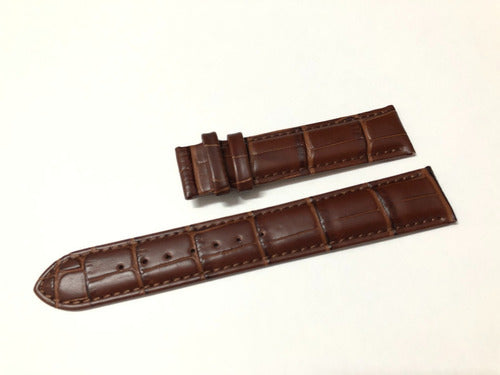 Pulseira Tissot Couro 19mm Preta