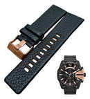 Pulseira Diesel 10bar 26mm Couro Premium Completa Cor Preta