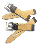 Pulseira Montblanc de Couro Preta 20mmx18mm com Fecho de Aço