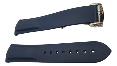 Pulseira Omega Speedmaster & Seamaster Silicone 22mm