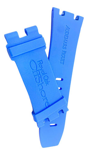 Pulseira Ap Audemars Piguet Royal Oak Azul Céu 28x24
