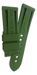 Pulseira Panerai Italy 24mm Verde Militar Silicone