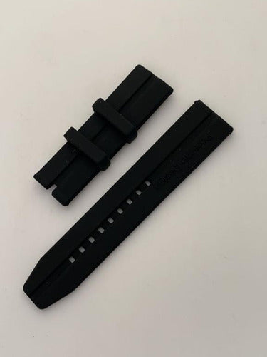 Pulseira Porsche Designer 24mm Silicone Preto