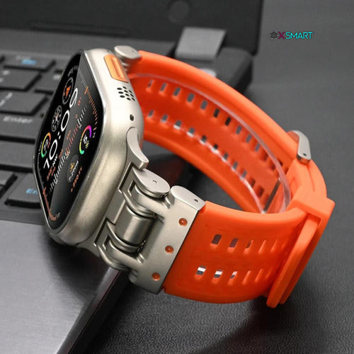 Pulseira Para Smartwatch 42/44/45 Ultra 49mm Titanium