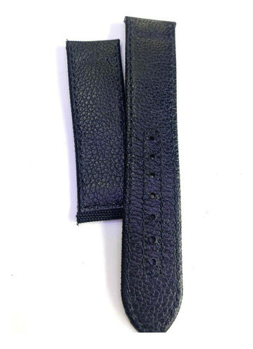 Pulseira Omega Tecido Preto 22mm Alta Qualidade