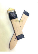 Pulseira Patek Philippe de Couro Preta 20mm com Fecho de Aço