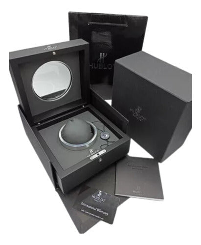 Caixa Hublot De Luxo Certificado E Livreto De Instrução