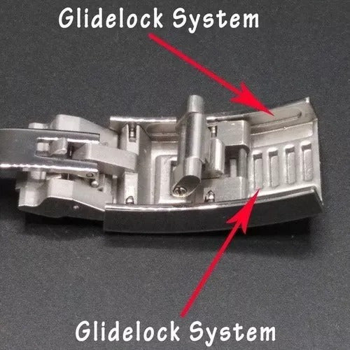 Fecho Rolex Glidelock Sistem Compativel Original Dourado