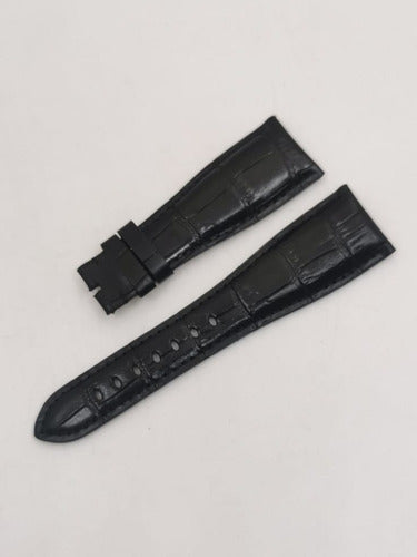 Pulseira Gaga Milano Couro Genuíno 24mm Preto